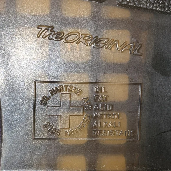 Dr Martens 1460 Disco Iridescent Suede Lace Up Boots Size 10 Doc Martens - Picture 10 of 12